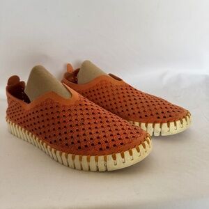 llse Jacobsen Tulip Slip On Camelia Orange Size 40